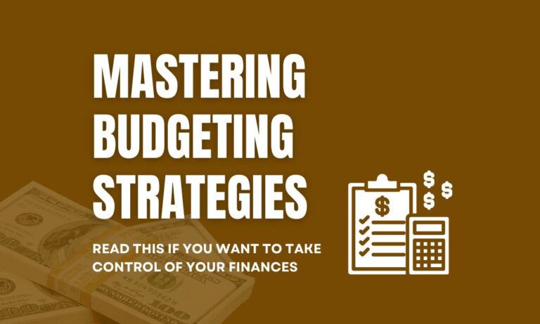mastering budgetting strategies